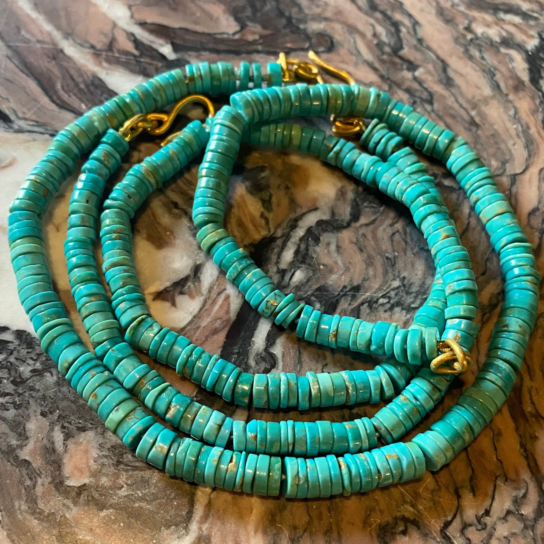 Turquoise Bead Necklace