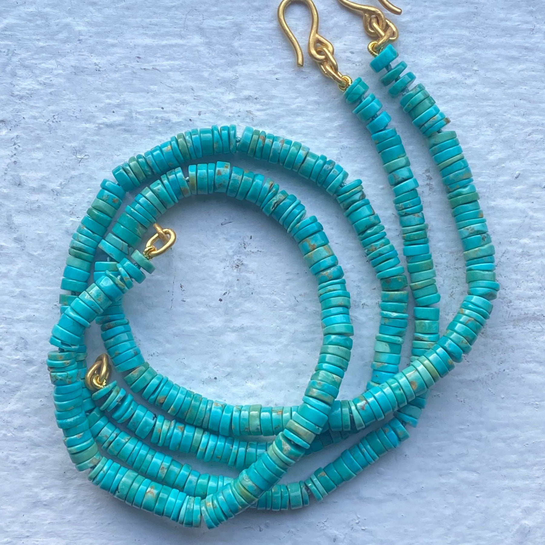 Turquoise Bead Necklace